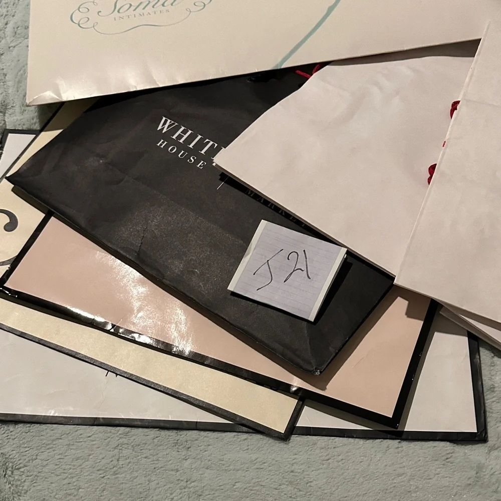 9 Gift Bags & One Box